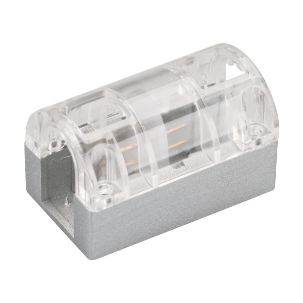Коннектор прямой ARL-CLEAR-U15-Line (26x15mm) для гибкого неона