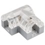 Коннектор угловой ARL-CLEAR-U15-90 (26x15mm) для гибкого неона IP65