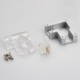 Коннектор угловой ARL-CLEAR-U15-90 (26x15mm) для гибкого неона IP65