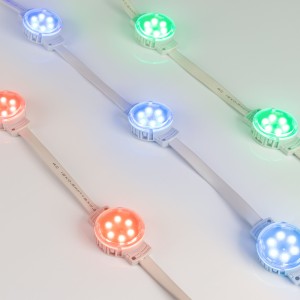 Модуль управляемый SPI-F6-D40 24V RGB-RAM-Auto (1.25W, IP68) для декора