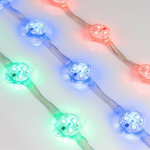 Модуль DMX-B3-D30 12V RGB с IP68, 0.72W для декора