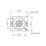 Модуль герметичный ARL-ORION-S15-12V Cool 15x55 deg (3030, 1 LED) IP67