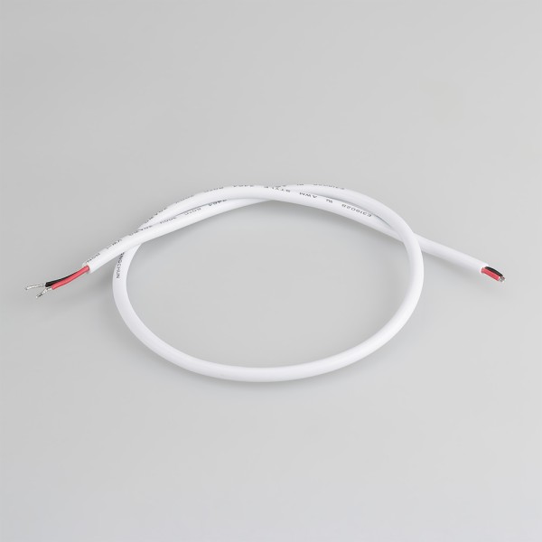 Провод питания ARL-MOONLIGHT-20AWG-2W-D4.5-CU-500 Белый для гибкого неона