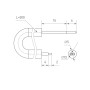 Провод питания ARL-MOONLIGHT-20AWG-2W-D4.5-CU-500 Белый для гибкого неона