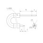 Провод питания ARL-MOONLIGHT-20AWG-2W-D4.5-CU-2000 Белый, IP67