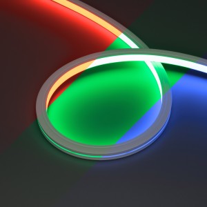 Гибкая неоновая лента MOONLIGHT-PRO-TOP 24V RGB IP67 12W 10m