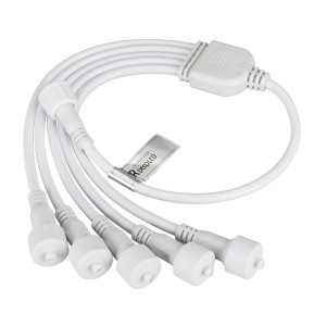 Коннектор питания ARD-CLASSIC-SYNC-RGB White (230V, 5 ports) для гирлянд