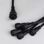 Коннектор питания ARD-CLASSIC-SYNC-RGB Black (230V, 5 ports) для гирлянд