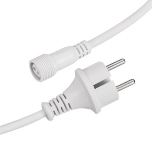 Шнур питания ARD-CLASSIC-ICEFALL-1.5M White (230V) для гирлянд