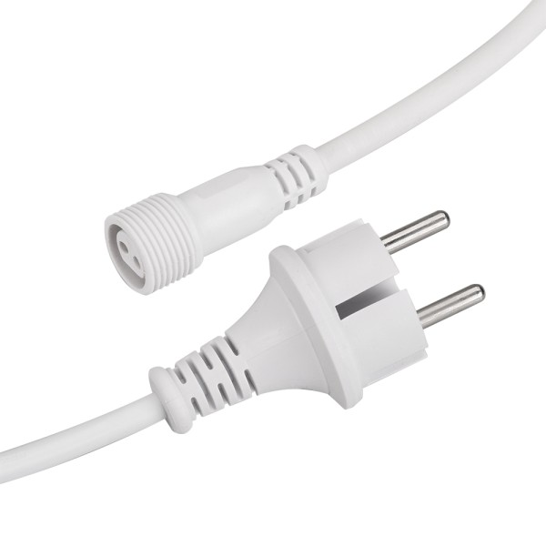 Шнур питания ARD-CLASSIC-ICEFALL-1.5M White (230V) для гирлянд