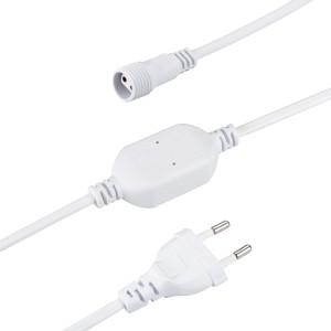 Шнур питания ARD-ICICLE-CLASSIC-1.5M White (230V, 1.6A) для гирлянд