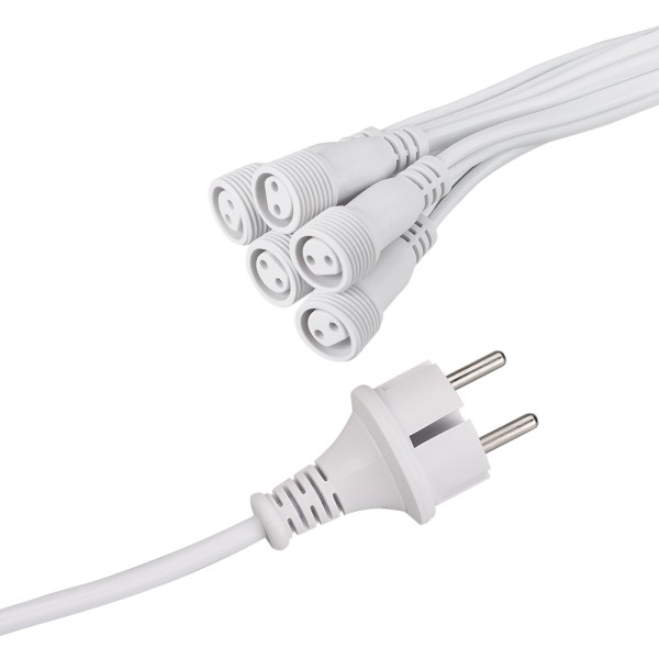 Шина питания ARD-CLASSIC-ICEFALL-2.5M White (230V) для гирлянд