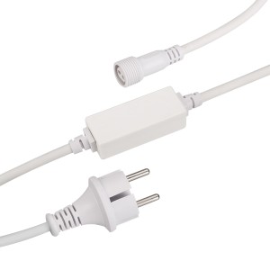 Шнур питания ARD-PRO-STD-1.5M White (230V, 1.6A) для гирлянд