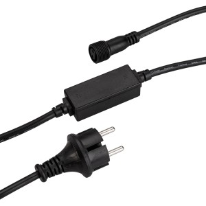 Шнур питания ARD-PRO-STD-1.5M Black (230V, 1.6A) для гирлянд