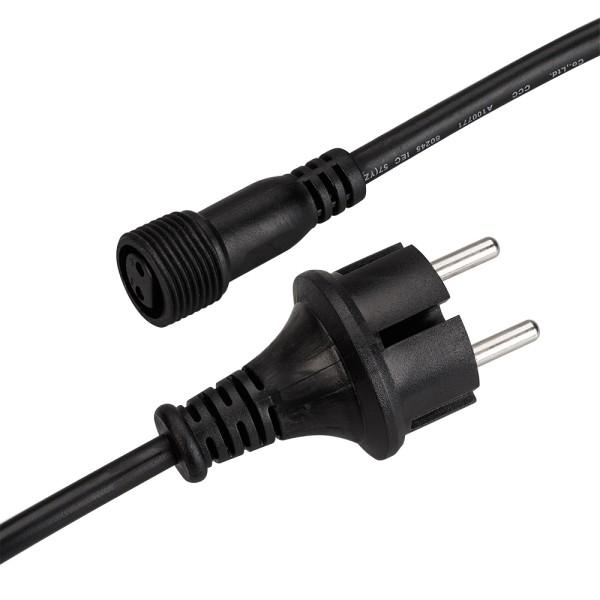 Шнур питания ARD-PRO-BALL-LIVE-1.5M Black с IP65 для гирлянд