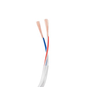 Провод питания ARL-20AWG-CLEAR-2Wire-CU-Double (2x0.75mm, 2.5m) для светодиодных лент