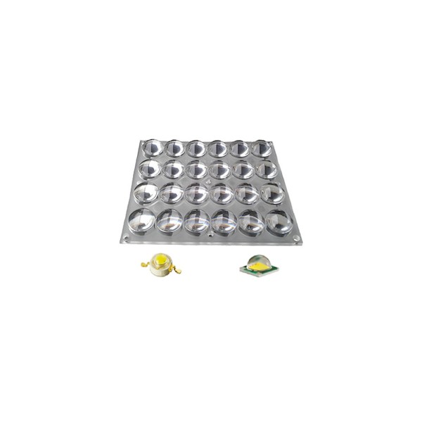 Блок линз 24B60-M112х135 (60°, 24x LED) (Turlens, -) прозрачная линза