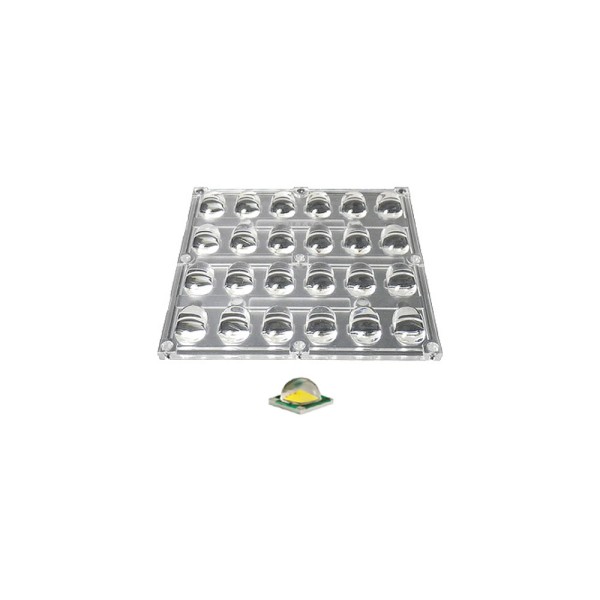 Блочная линза 24BST-E (130x65°, 24x LED) для Emitter