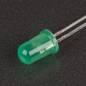 Выводной светодиод ARL2-5013PGD-B (ANR, 5мм, диффузная линза)