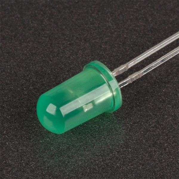 Выводной светодиод ARL2-5013PGD-B (ANR, 5мм, диффузная линза)