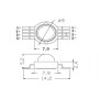 Мощный светодиод ARPL-4W-EPA-RGBW (350mA) RGBW 9мм Emitter