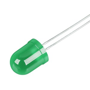 Выводной светодиод ARL-10603UGD-6cd (Arlight, 10мм, диффузный зеленый)