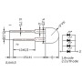Выводной светодиод ARL-10080UYC4-80 (Arlight, 10мм) желтый 80 mA