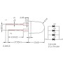 Светодиод ARL-10080UBC4-20 (Arlight, 10мм (круглый)) мощный синий 80 mA