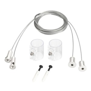 Подвес MOONLIGHT-HR-LIFT-SIDE-VR-D25 White с тросами для монтажа