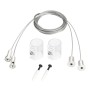 Подвес MOONLIGHT-HR-LIFT-SIDE-VR-D25 White с тросами для монтажа