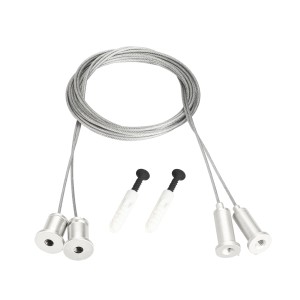 Подвес MOONLIGHT-HR-LIFT-D25 White с тросами 2м для монтажа