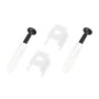 Крепёж для гибкого неона ARL-MOONLIGHT-R13-CLIP-TU CLEAR, пластик, накладной