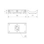 Крепление MOONLIGHT-HR-CEILING-CLIP-D25 (Arlight, Пластик) потолочное