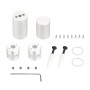 Крепление MOONLIGHT-VT-CEILING-D18 White (Arlight, Металл) потолочное