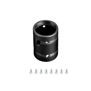 Крепление MOONLIGHT-SPLICE-D25 Black (Arlight, Металл) для герметичной ленты