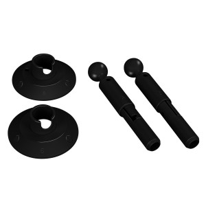 Крепление MOONLIGHT-ROUND-D13-S-KIT Black (арматура, натяжной монтаж)