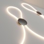Крепление MOONLIGHT-BASE-ROUND-D18-M Black для накладного монтажа