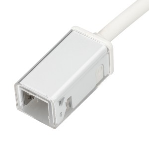 Коннектор питания ARL-MOONLIGHT-1213-CON-POWER-HR-WH (IP54, белый пластик)