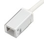 Коннектор питания ARL-MOONLIGHT-1213-CON-POWER-HR-WH (IP54, белый пластик)