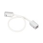 Коннектор питания ARL-MOONLIGHT-1213-CON-POWER-MID-WIRE-WH с защитой IP54