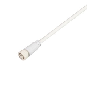Коннектор питания ARL-MOONLIGHT-SPI/DMX-CON-POWER-FEMALE-WH IP67 для гибкого неона