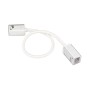 Коннектор питания ARL-MOONLIGHT-1712-CON-POWER-MID-WIRE-WH для гибкого неона