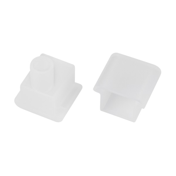 Заглушка MOONLIGHT-T-CAP-10x10mm-BOTTOM-S-SET (Arlight, Силикон) для гибкого неона