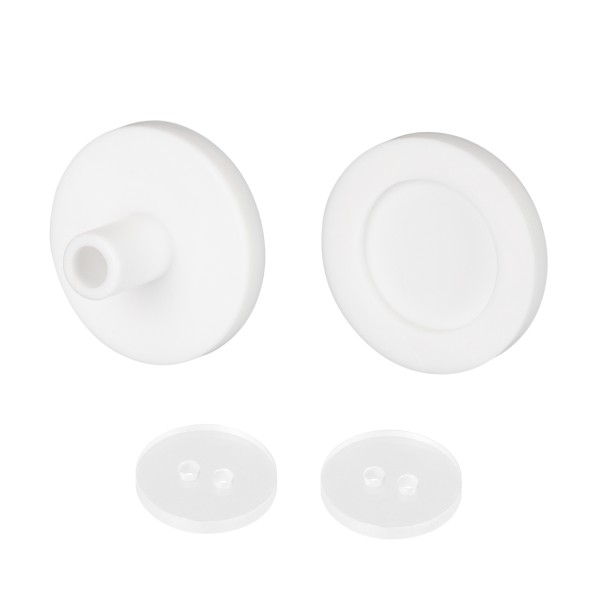 Заглушка ARL-MOONLIGHT-ROUND-25-CAP-SET-WH (Arlight, Пластик) для гибкого неона