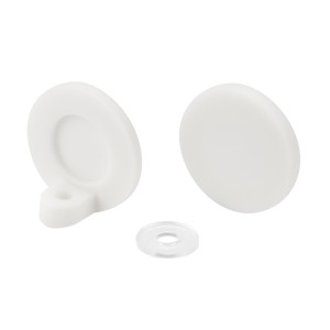 Заглушка MOONLIGHT-ROUND-30-CAP-SIDE-L-SET-WH (Arlight, Пластик) для гибкого неона