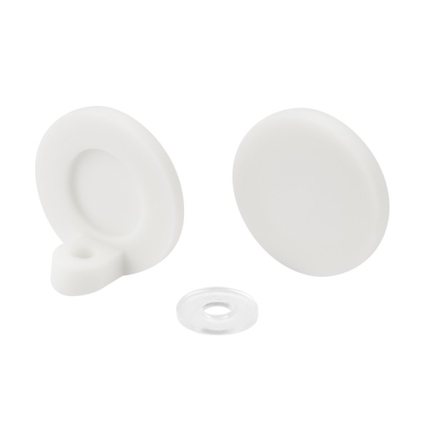 Заглушка MOONLIGHT-ROUND-30-CAP-SIDE-L-SET-WH (Arlight, Пластик) для гибкого неона