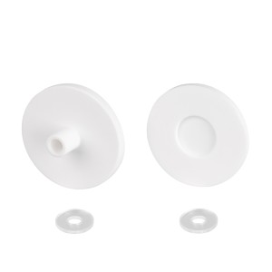 Заглушка ARL-MOONLIGHT-ROUND-40-CAP-TOP-L-SET-WH (Arlight, Пластик) для гибкого неона