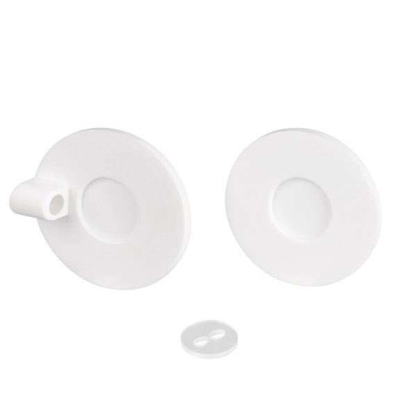 Заглушка ARL-MOONLIGHT-ROUND-40-CAP-SIDE-S-SET-WH (Arlight, Пластик) для гибкого неона