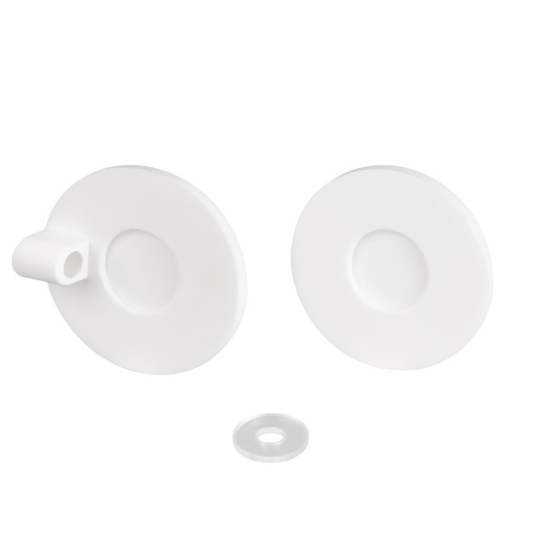 Заглушка ARL-MOONLIGHT-ROUND-40-CAP-SIDE-L-SET-WH (Arlight, Пластик) для гибкого неона