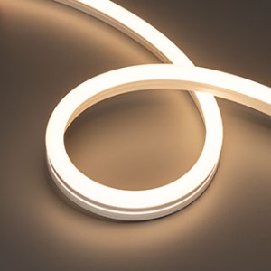 Гибкий неон MOONLIGHT-SIDE-A140-12x24mm 24V Теплый белый IP68